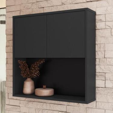 Imagem de Armário de Banheiro Aéreo 60cm com 2 Portas Budapest Art In Móveis - A