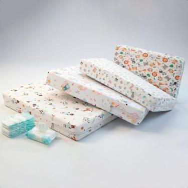 Imagem de Trocador Bebê Fraldas Impermeável Cômoda Macio Conforto Segurança Higi