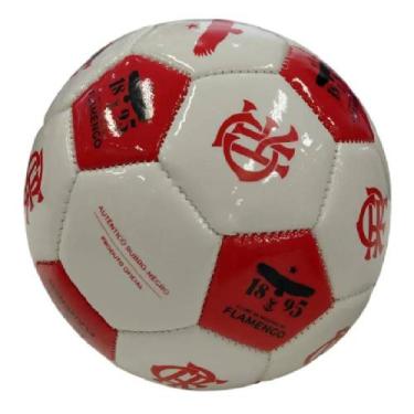 Imagem de Bola Flamengo Futebol 20 - Sport Bel, Branco, Vermelho