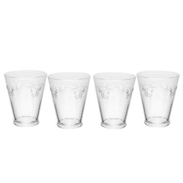 Imagem de Conjunto 4 Copos Lines Butterfly 350ml Vidro - Wolff