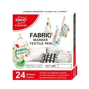 Imagem de Conjunto De 12/24 Canetas Marcadoras Permanentes À Prova d'Água Para T