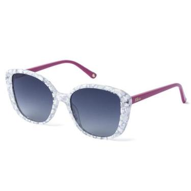 Imagem de Óculos de Sol Infantil Lilica Ripilica SLR181 C05 - Branco Turtle 50