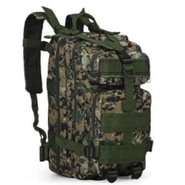 Imagem de Mochila Tatica Militar Verde Digital Bolsa Masculina Feminina De Estil