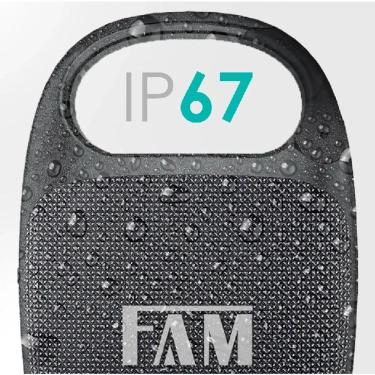 Imagem de Caixa De Som Bluetooth Fam Easy Ip67 10w 8h - Preto