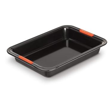Imagem de Le Creuset Forma Retangular Funda 23cm Aço Carbono Antiaderente Matte Black