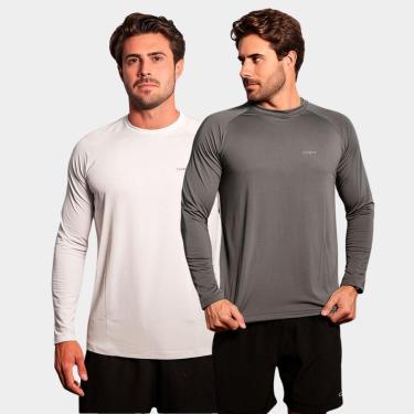 Imagem de Combo de 2 Camisas Raglan Manga Longa TR4 Proteção Uv Respirável-Masculino