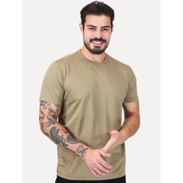 Imagem de Camiseta Aramis Masculina Mercerizedo Interlock Caqui CS.12.0586 711-Masculino