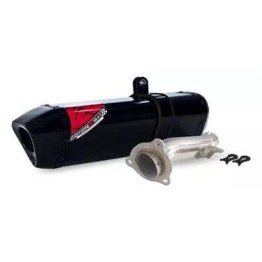 Imagem de Escape / Ponteira Coyote TRS 2 Way Alumínio - CB 500 F / R / X ano 201