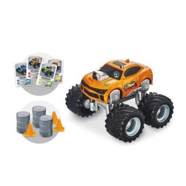 Imagem de Carrinho Bad Boys Monster acessórios e card game Usual Brinquedos