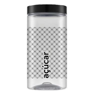 Imagem de Pote Plastico Cristal Mantimentos Bandeirante 2000 ml, Acucar