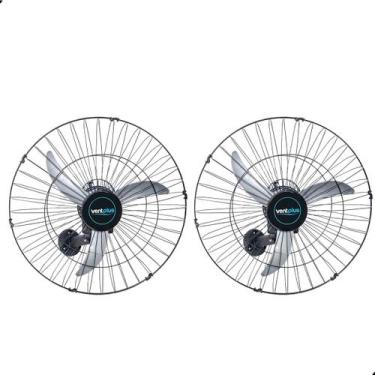 Imagem de Kit 2 Ventilador Parede Industrial Oscilante 60cm Potente - Tufão, Biv