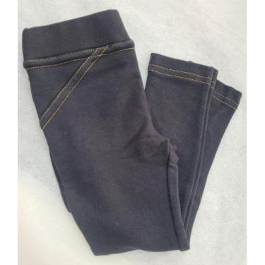 Imagem de Calça Legging cotton Feminino Infantil - Sortido , Preto, 4