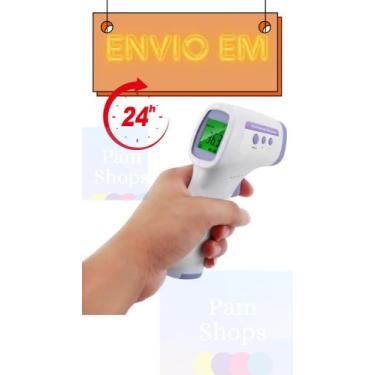 Imagem de Termômetro tipo ARM de testa sem contato + monitor de pressão de braço