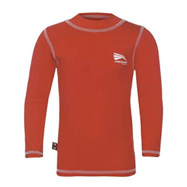 Imagem de Camiseta Praia Sol Piscina Proteção Solar UV 50+ - Vermelho Naomi - Infantil - Tam:: 12
