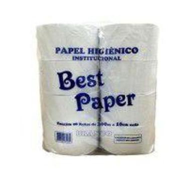 Imagem de Papel Higiênico Rolão Institucional Folha Simples 300 M Best Paper com