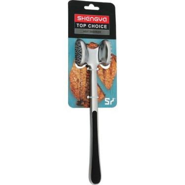Imagem de Batedor Master Home&Co 5x5x22cm Metal Prata para Cozinha Mantimentos e