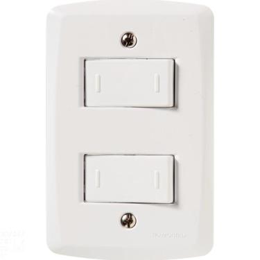 Imagem de Conjunto 4x2 com 2 Interruptores Paralelos 10 A 250 V Tramontina Lux2 