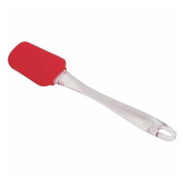 Imagem de Espátula De Silicone Vermelho 24,5cm Cabo Acrílico - Wellmix