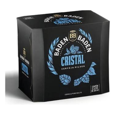 Imagem de Cerveja Baden Baden Cristal Lata 350 Ml - 6 Unidades