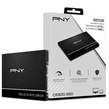 Imagem de SSD CS900 SSD7CS900-120-RB 120GB SATA-III 6Gb-s 2.5 Inch Leitura 515 MB-s Gravacao 490 MB-s PNY