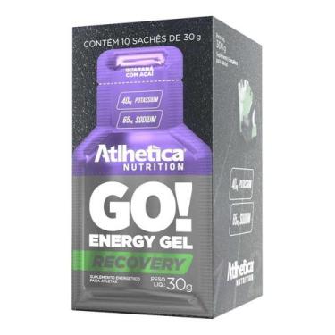 Imagem de GO! Recovery Gel 10 sachês de 30g Atlhetica Nutrition Sabor - Congratu