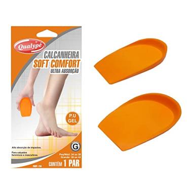 Imagem de Qualypé Calcanheira Soft Comfort+ Laranja Tamanho 39 Ao 44