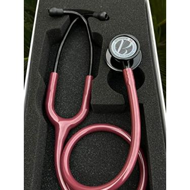 Imagem de Estetoscópio Bic Eternity III Vinho Black Excelente Ausculta - Garantia de 5 anos