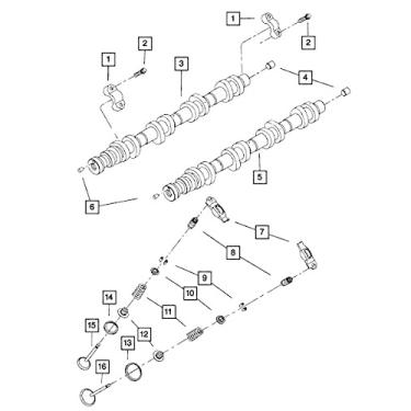 Imagem de Mopar 5302 1077, Seguidor de eixo de comando do motor