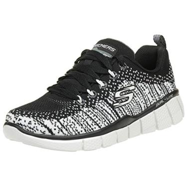 Imagem de Skechers Kids Equalizer 2.0 Perfect Game Tênis (Criança pequena/Criança grande), Black/White, 11 Big Kid