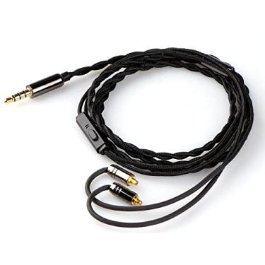 Imagem de Linsoul Tripowin Zombur in Ear Monitor Cable, 4N High Purity OFC Cabo livre de oxigênio HiFi com fio, camada externa de fio de algodão, conector de áudio de 3,5 mm para músico audiófilo (com