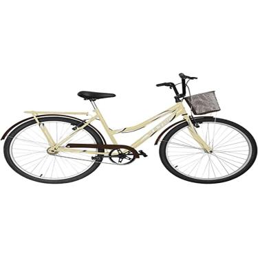 Imagem de Bicicleta de Passeio Ultra Bikes Esporte Summer Vintage Retrô Line Aro 26 Reforçada Freio V-Brake Bege/Marrom