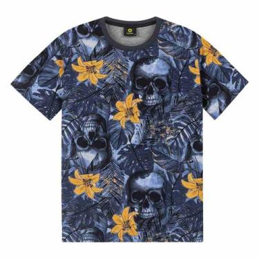 Imagem de Camiseta Teen Menino Lemon Em Algodão - Azul Imperial