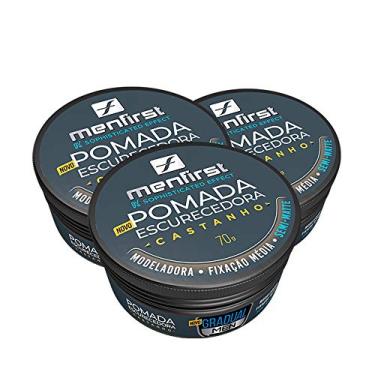 Imagem de Pomada Escurecedora de Cabelos Brancos e Barba | CASTANHO | 3x | Menfirst
