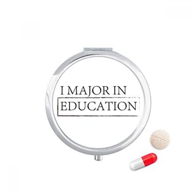 Imagem de Caixa de armazenamento de medicamentos com citação I Major in Education