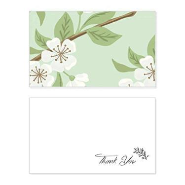 Imagem de Planta de desenho de flor de pêssego branco, cartão de agradecimento, papel de aniversário, agradecimento de casamento