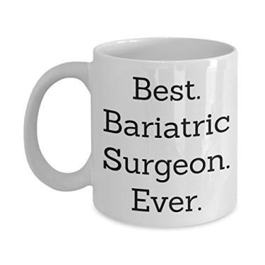 Imagem de Melhores presentes de cirurgião bariátrico – Melhor cirurgião bariátrico de todos os tempos – Caneca de café de cacau quente divertido – Ideia de de Natal