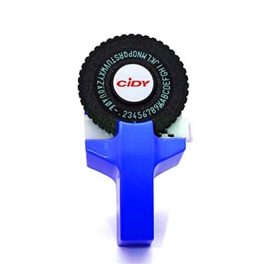 Imagem de Daseey Mini Criador de etiquetas manual portátil DIY Impressora de etiquetas de gravação em 3D Máquina de escrever com plástico PVC 9mm Fitas de etiquetas Máquina de rotulação