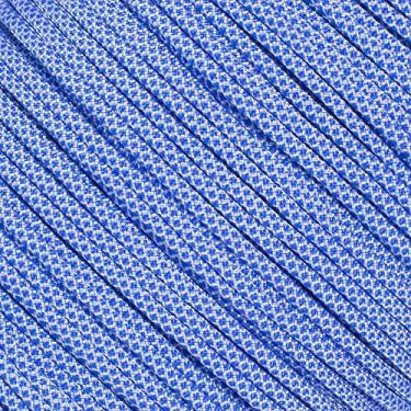 Imagem de Corda de paraquedas West Coast 10 25 50 e 100 pés Hanks e 250 300 1000 carretéis Winder & Buckle Options Tipo III 7 fios 550 cordão paraquedas muitas cores - maior seleção de corda de paraquedas, White w/ Royal Blue Diamonds, 100 Feet & 10 3/8" Black Buckles