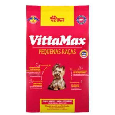 Imagem de Ração Cachorro Vittamax Pequenas Raças 10,1Kg Alimento Pet Canino - Ma
