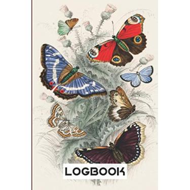 Imagem de Logbook: Bitcoin & Cryptocurrency Digital Assets Password Notebook Ledger: Vintaage Butterflies Theme Organized Index System For Offline Storage with ... Pages Notes Journal: 24+ Wallets 6” x 9” 120