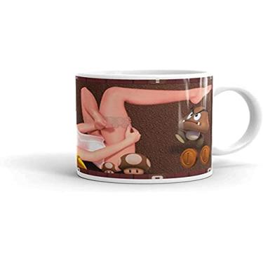 Imagem de Canequeiro Store Sexy Peach Caneca de Porcelana Personalizada, Multicor, 10 x 10 x 10 cm