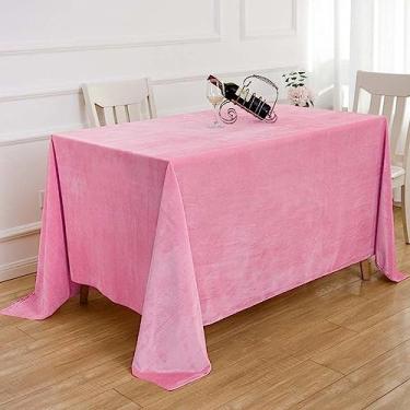 Imagem de Toalha de Mesa de Veludo Retangular Toalha de Mesa de Jantar de Casamento Decoração de...