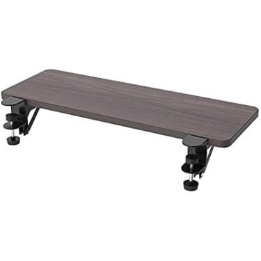 Imagem de Prateleira De Apoio De Braço Dobrável Para Extensor De Mesa, Plataforma De Extensão De Teclado Com Braçadeira, Bandeja De Extensão De Mesa Ergonômica, Suporte De Cotovelo Dobrável Para Computador,