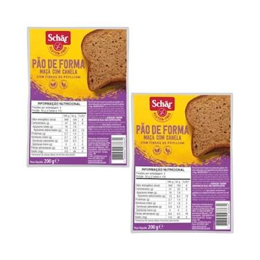 Imagem de Kit com 2 Pacotes de Pão de Forma Maçã com Canela sem Glúten de 200g cada - Schär