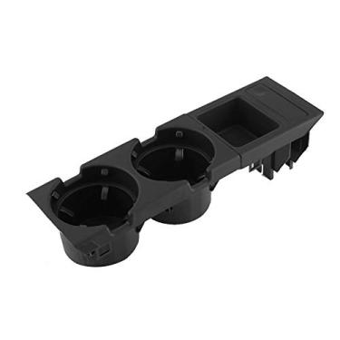 Imagem de Qiilu Cup Holder for BMW E46 3 Series 1998-2004 Replacement for Front Center Console Replace 51168217953 51168217957 Black