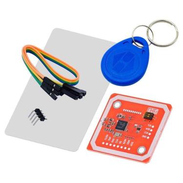 Imagem de Kit Módulo Leitor Rfid 13,56 Mhz Pn532 Nfc Cartão Chaveiro