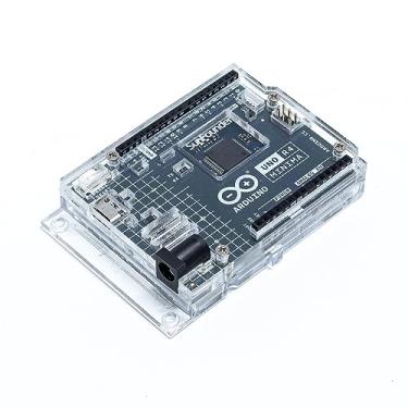 Imagem de SunFounder Capa de acrílico transparente compatível com Arduino UNO R4 Minima (capa inferior original não incluída)