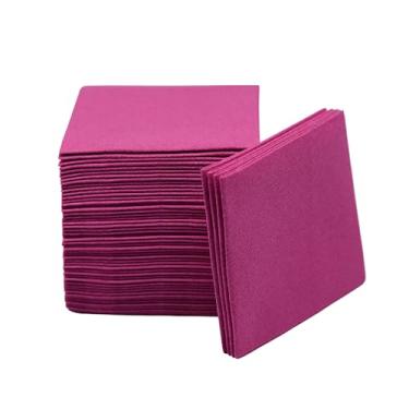 Imagem de Guardanapos de coquetel, guardanapos descartáveis de linho de luxo como guardanapos de bebidas Airlaid, macios, absorventes, guardanapos de coquetel de bar de restaurante para cozinha, festas,