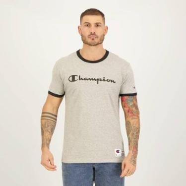 Imagem de Camiseta Champion Life Detail Cinza-Masculino