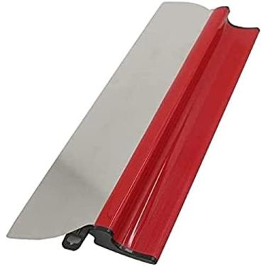 Imagem de Ferramenta de alisamento de drywall Espátula de aço inoxidável para pintura Lâminas de acabamento Ferramentas de reboco de parede Lidar com drywall para drywalls Fita e junção 40/60 cm, 40 c